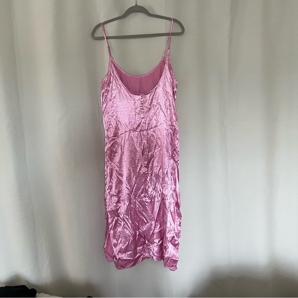 pink slip dress - Picture 2 of 3